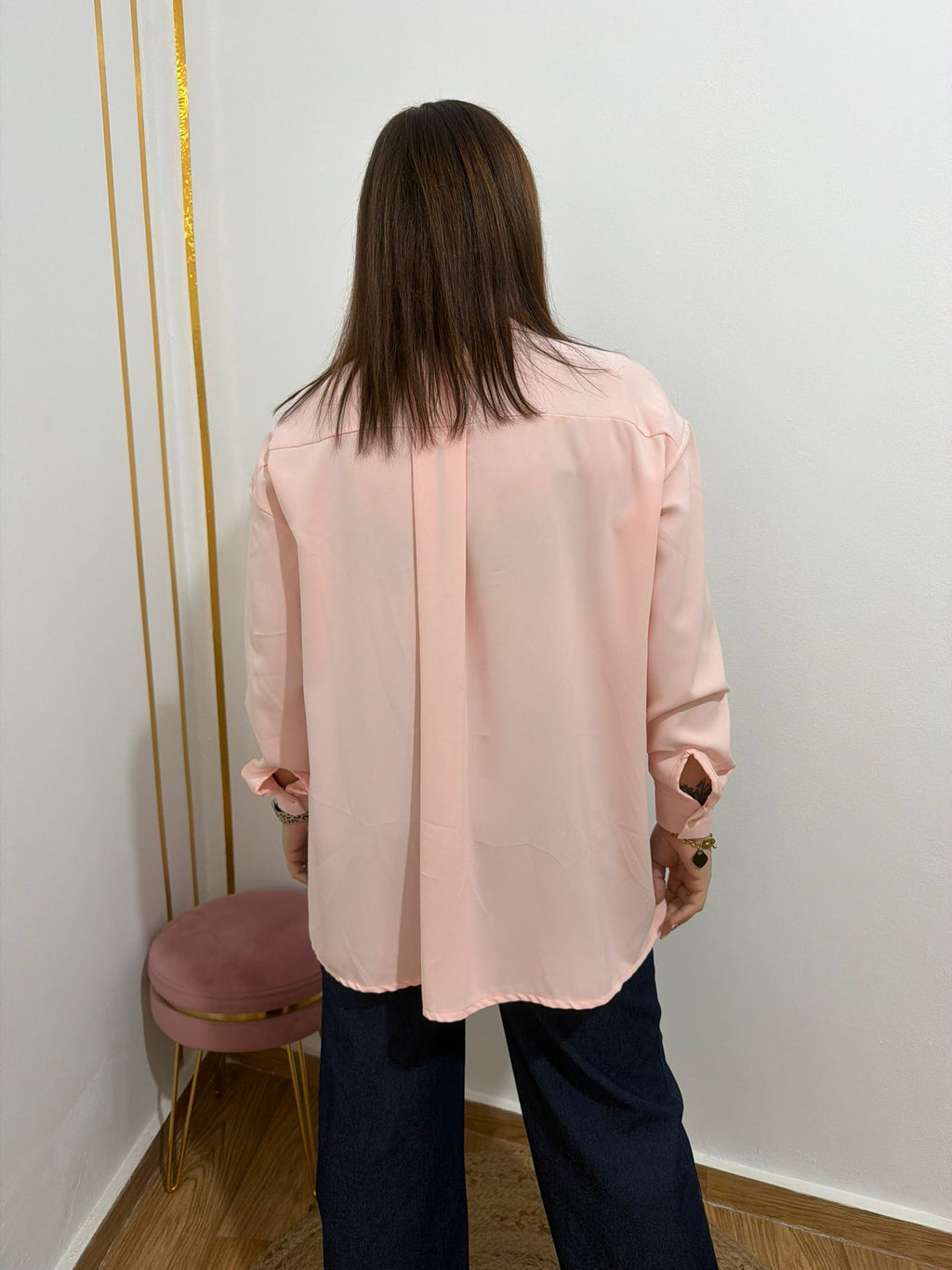 Camisa Fluida Mujer Tacto Seda | Blusa Elegante