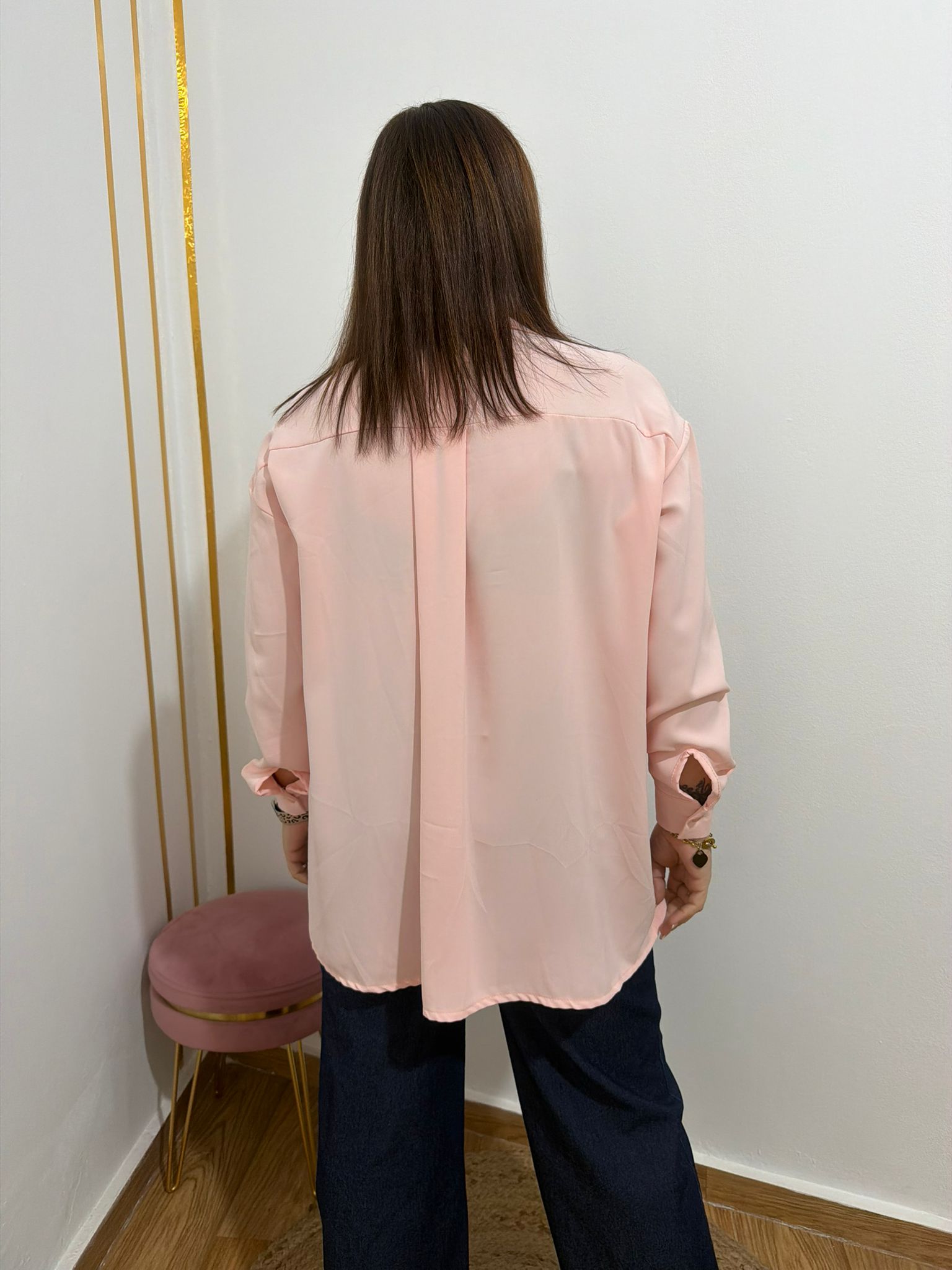 Camisa Fluida Mujer Tacto Seda | Blusa Elegante
