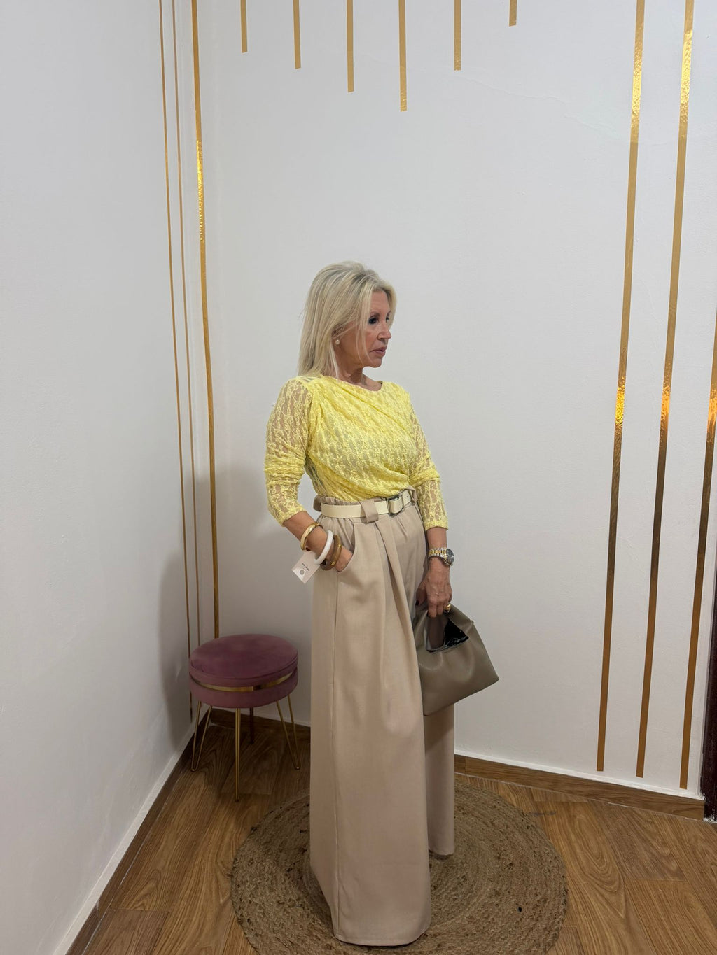 Pantalón Palazzo Fluido Largo | Pata Ancha y Tiro Alto