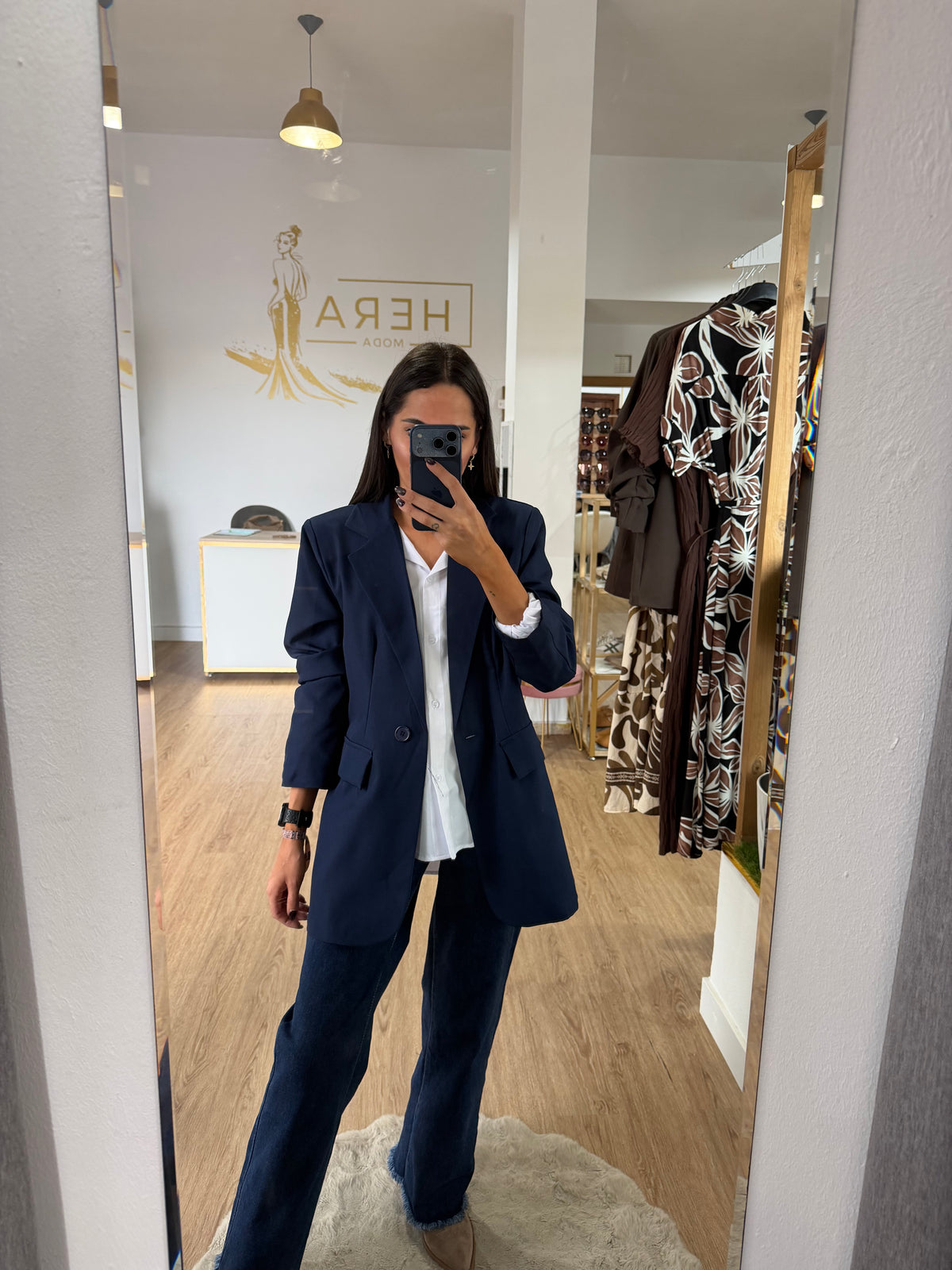 Blazer Básica de Mujer / Chaqueta Estructurada con Botón