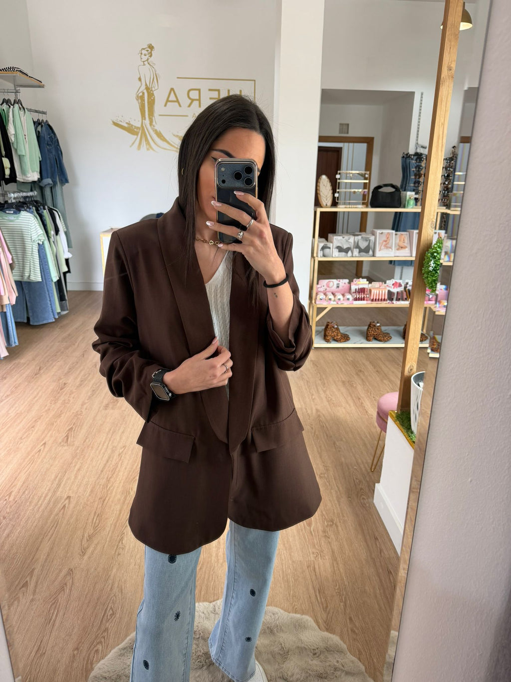 Blazer Fluida de manga Fruncida y Solapa - Disponible en varios colores