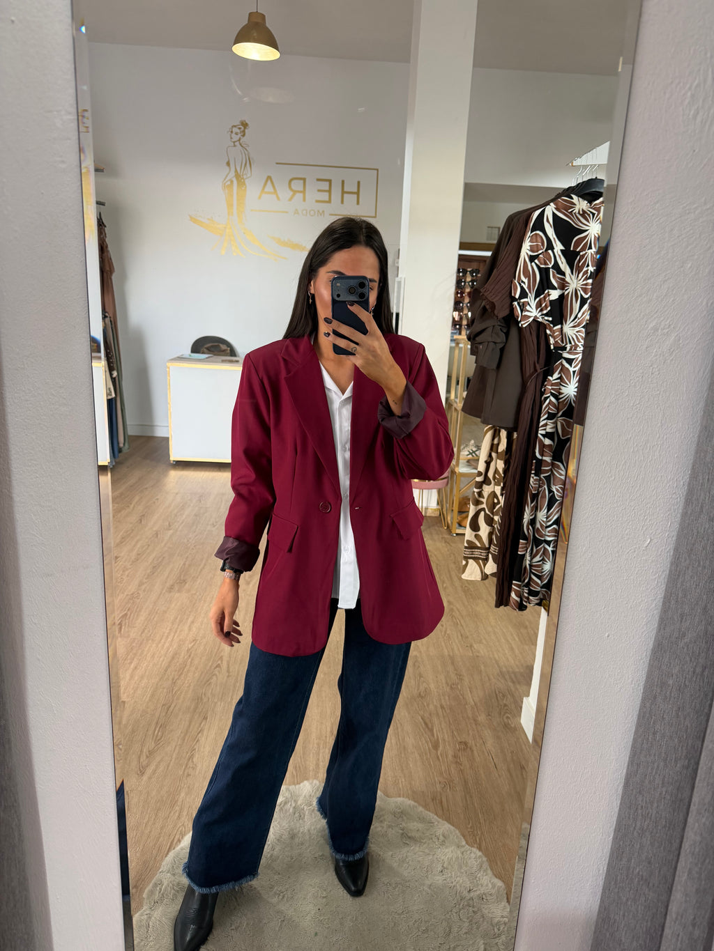 Blazer Básica de Mujer / Chaqueta Estructurada con Botón