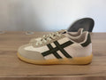 Deportivas Retro Combinadas Verde y Beige / Zapatilla Casual Urbana