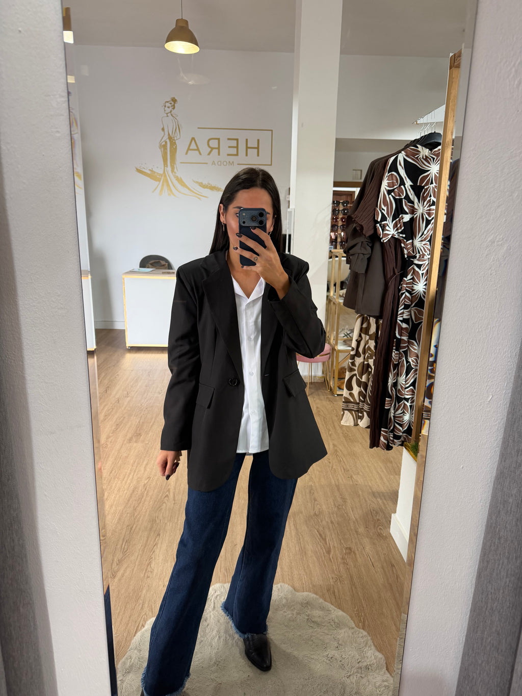 Blazer Básica de Mujer / Chaqueta Estructurada con Botón