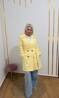 Gabardina 3/4 Clásica con Cinturón – Trench Coat