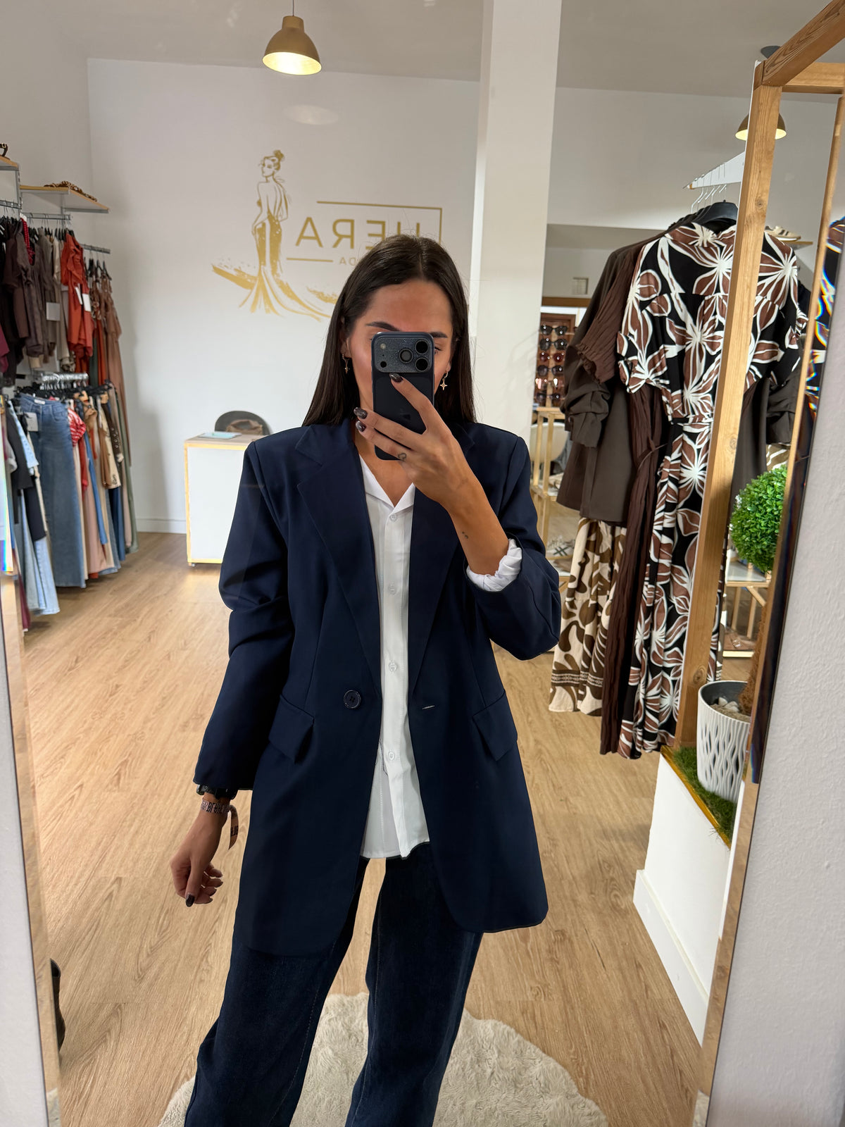 Blazer Básica de Mujer / Chaqueta Estructurada con Botón