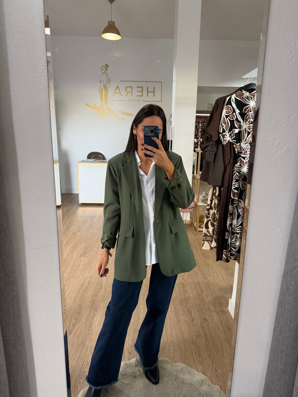 Blazer Básica de Mujer / Chaqueta Estructurada con Botón