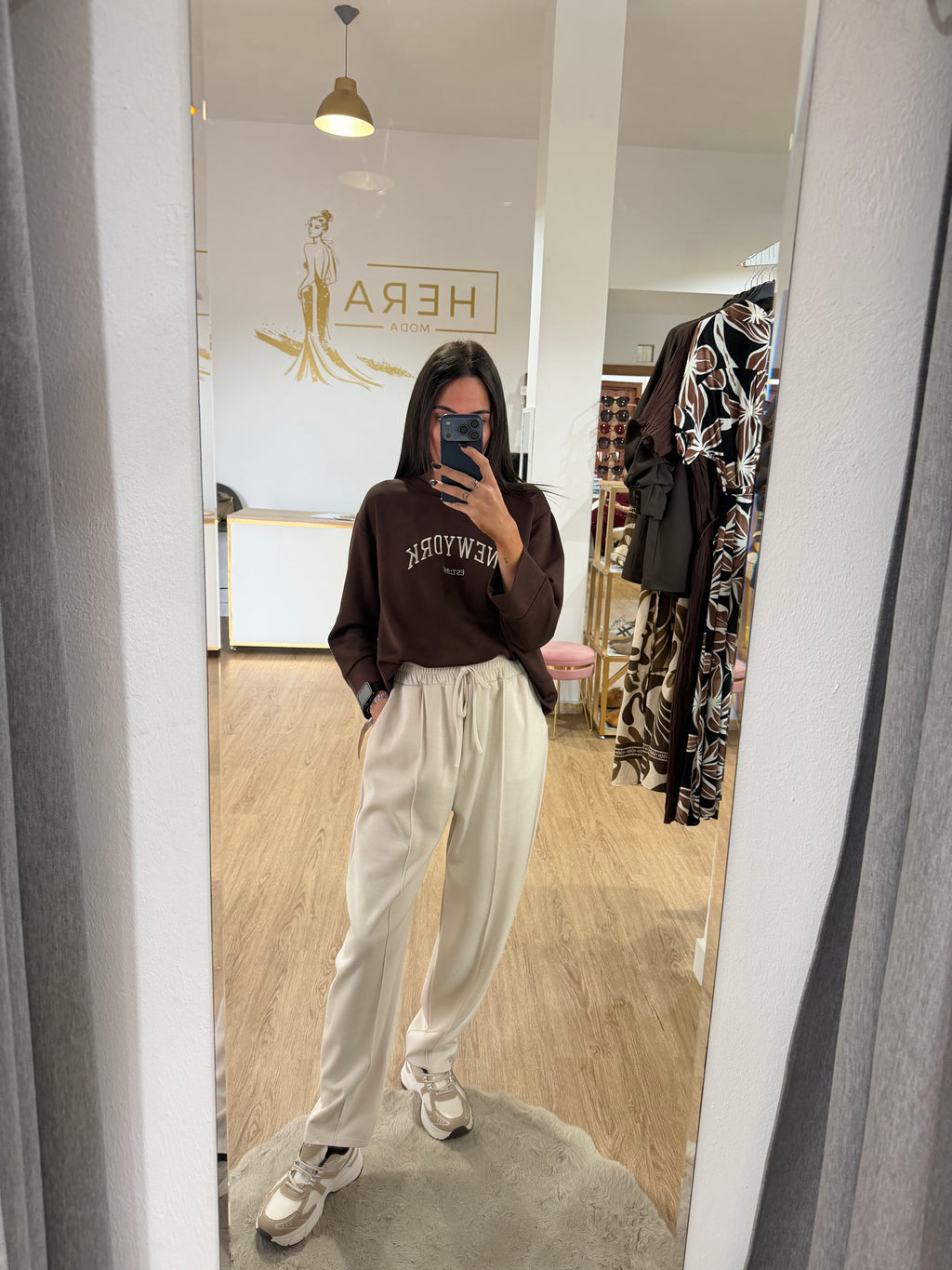 Pantalón Jogger con Costura central / Pantalón Deportivo Fluido Soft