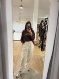 Pantalón Jogger con Costura central / Pantalón Deportivo Fluido Soft