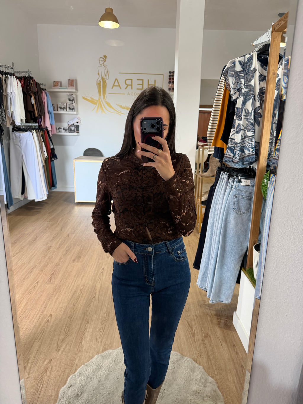 Pantalón Vaquero Skinny de tiro alto / Jeans Push up básico