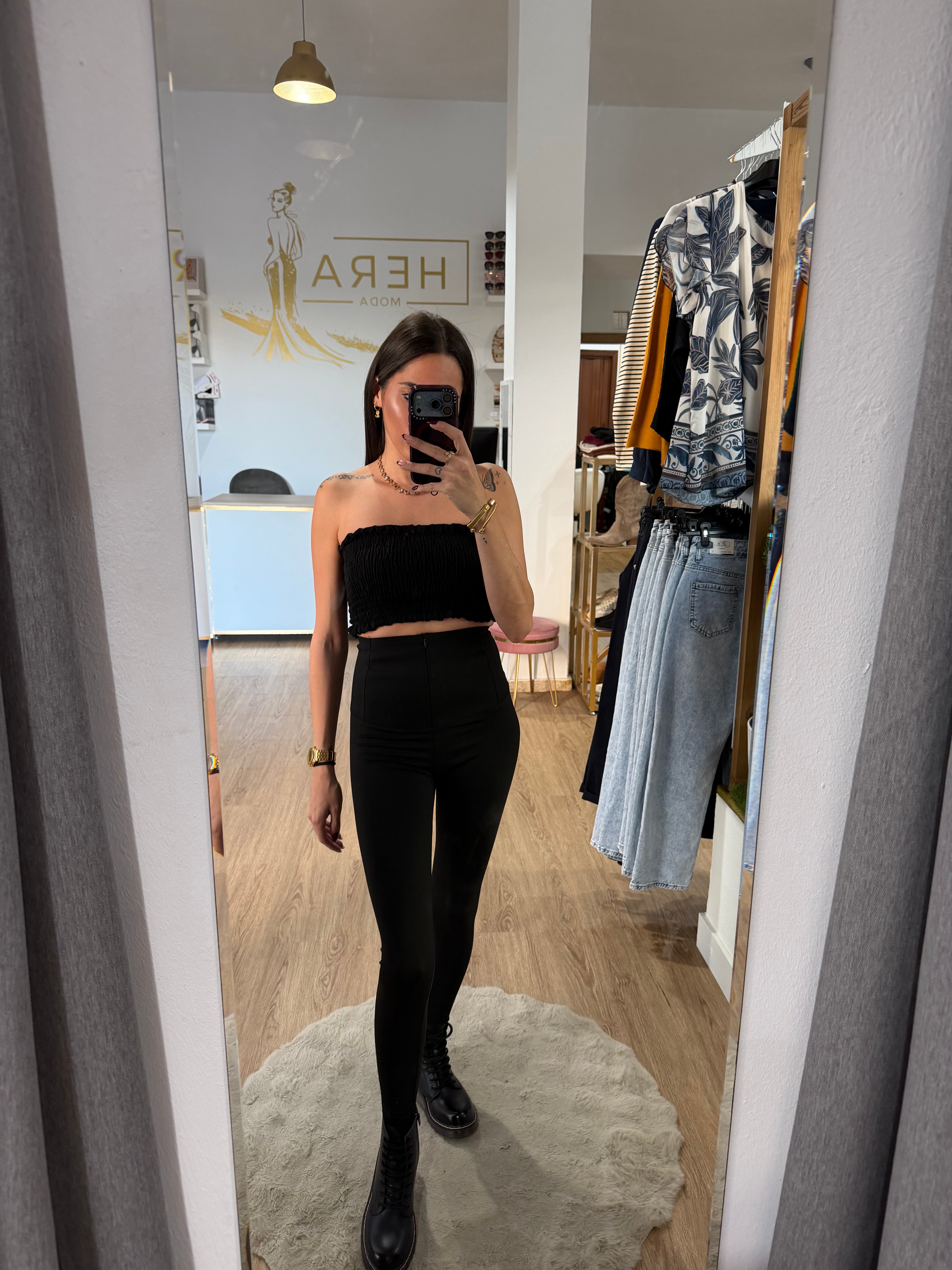 Legging reductor tiro alto / Pantalón efecto faja y moldeador
