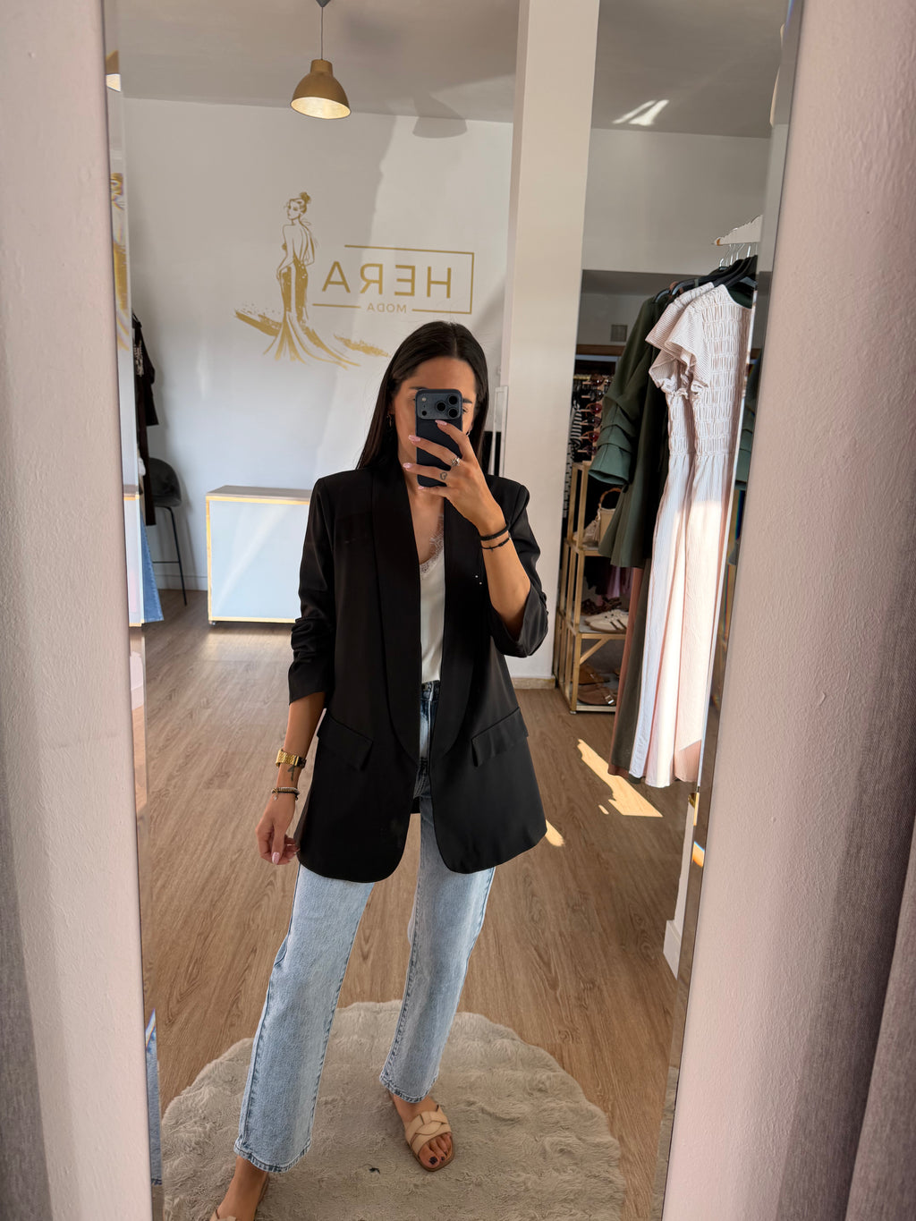 Blazer Fluida de manga Fruncida y Solapa - Disponible en varios colores