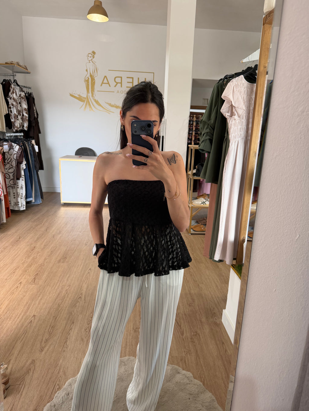 Pantalón fluido raya diplomática