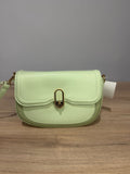 Bolso green-Bolso Bandolera "Saddle" Verde Menta – Estilo Retro Chic