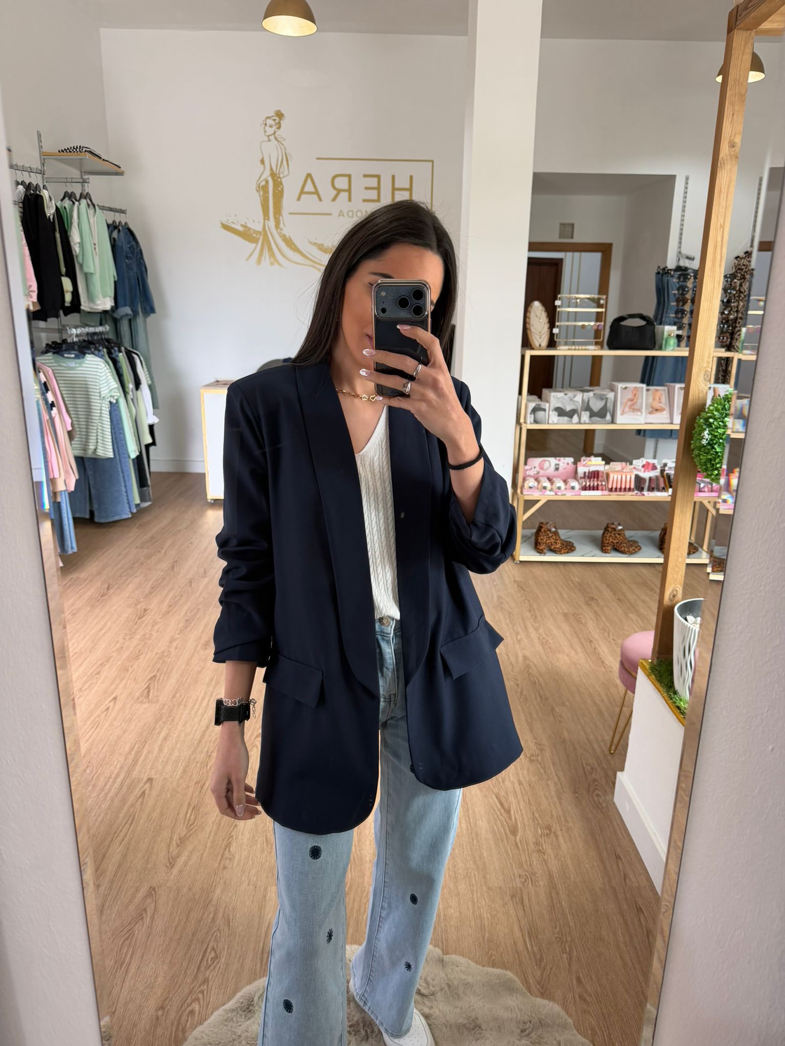 Blazer Fluida de manga Fruncida y Solapa - Disponible en varios colores