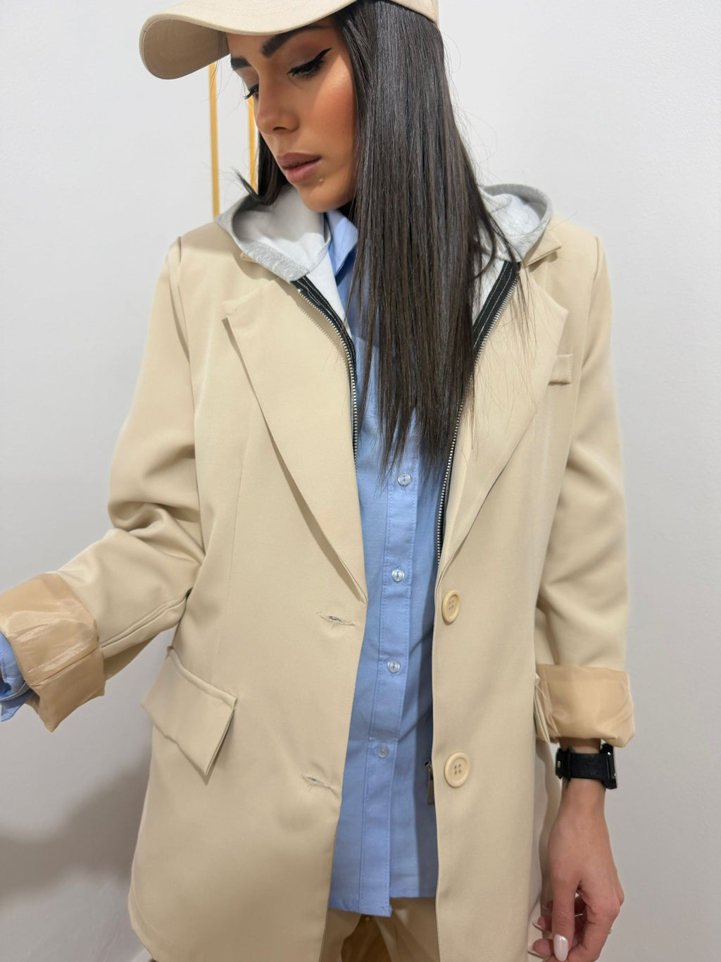 Blazer con Capucha | Americana Deportiva Hybrid -