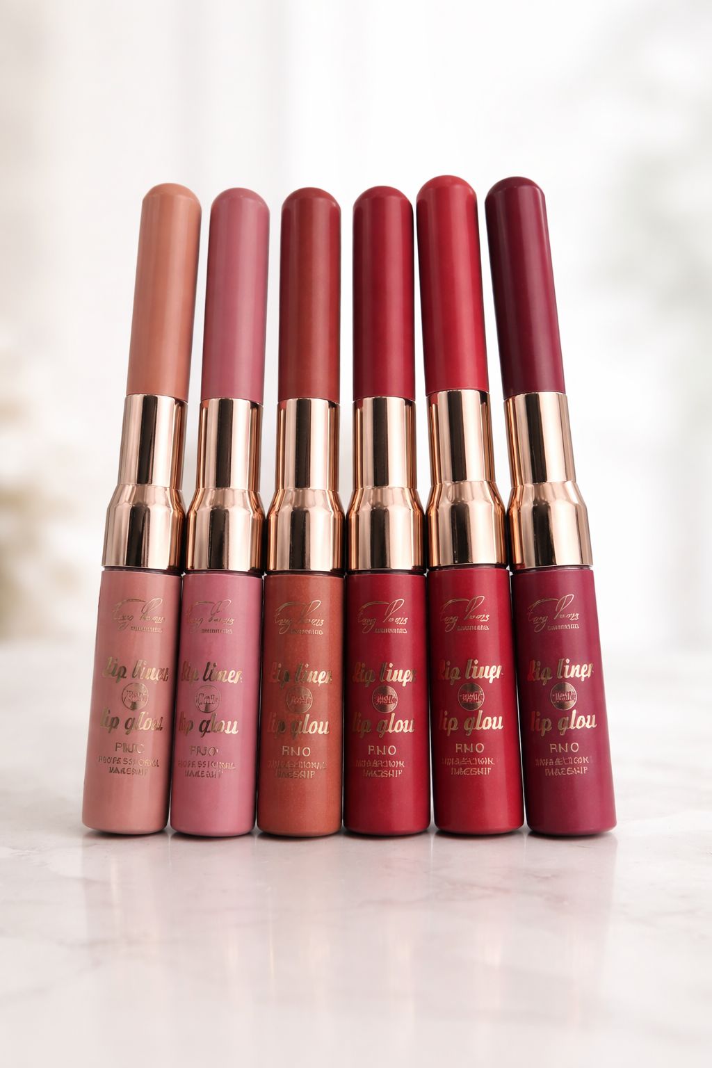 Labial 2 en 1 Mate – Lip Liner + Lipstick de Larga Duración